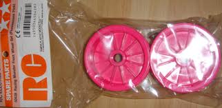 Tamiya - Monster Front Wheels - Red  image