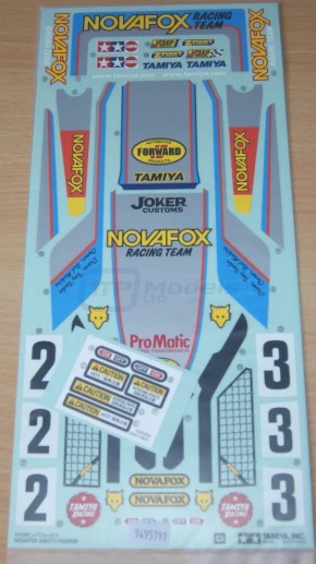 Tamiya - Nova Fox Sticker Set image