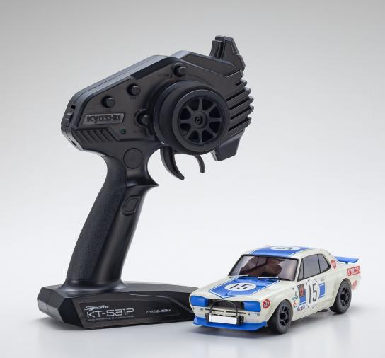 Kyosho - Nissan Skyline 2000GT-R (KPGC10) MA-020 AWD MINI-Z Readyset Blue image